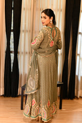 Sage Green Anarkali Suit Set