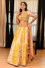 Kalidaar Banarasi Silk Lehenga